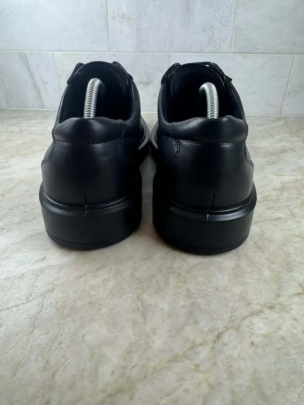 ECCO Helsinki Oxford Dress Shoes Men’s EU 43 US 9 Black Leather Bike Toe